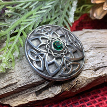 Load image into Gallery viewer, Celtic Knot Brooch, Celtic Pin, Irish Jewelry, Celtic Pin, Wiccan Jewelry, Pewter Mom Gift, Wife Gift, Ireland Pin, Trinity Knot Brooch