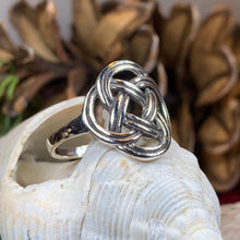 Load image into Gallery viewer, Celtic Knot Ring, Celtic Ring, Ireland Ring, Dara Knot Jewelry, Irish Ring, Irish Dance Gift, Anniversary Gift, Statement Ring, Wiccan Ring