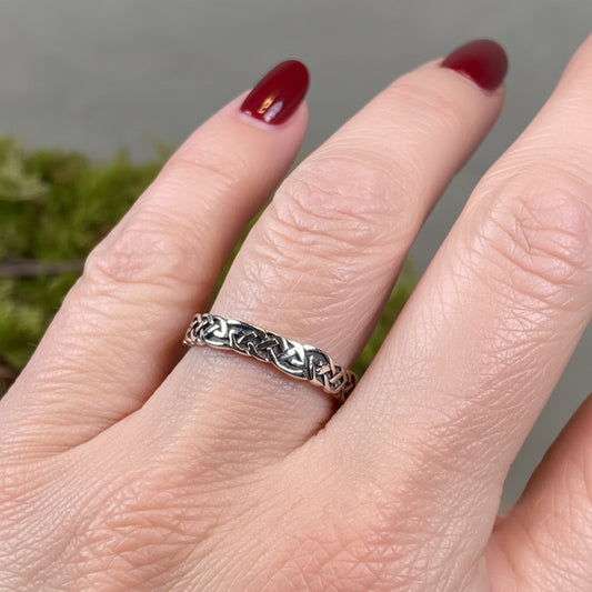 Comfort Celtic Knot Ring — view 5