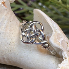 Load image into Gallery viewer, Celtic Knot Ring, Celtic Jewelry, Irish Jewelry, Ireland Jewelry, Trinity Knot Ring, Anniversary Gift, Promise Ring, Scottish Ring, Mom Gift