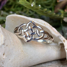Load image into Gallery viewer, Celtic Knot Ring, Celtic Jewelry, Irish Jewelry, Ireland Jewelry, Trinity Knot Ring, Anniversary Gift, Promise Ring, Scottish Ring, Mom Gift