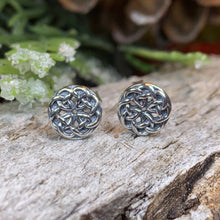 Load image into Gallery viewer, Celtic Knot Earrings, Irish Jewelry, Celtic Jewelry, Anniversary Gift, Bridal Jewelry, Norse Jewelry, Yoga Jewelry, Scottish Jewelry