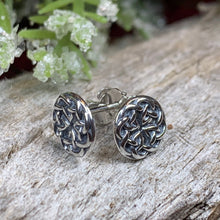 Load image into Gallery viewer, Celtic Knot Earrings, Irish Jewelry, Celtic Jewelry, Anniversary Gift, Bridal Jewelry, Norse Jewelry, Yoga Jewelry, Scottish Jewelry