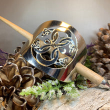 Load image into Gallery viewer, Celtic Knot Hair Slide, Celtic Hair Barrette, Irish Barrette, Hair Clip, Ireland Bun Holder, Shawl Pin, Gift for Her, Scottish Gift