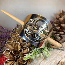 Load image into Gallery viewer, Celtic Knot Hair Slide, Celtic Hair Barrette, Irish Barrette, Hair Clip, Ireland Bun Holder, Shawl Pin, Gift for Her, Scottish Gift