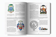 Load image into Gallery viewer, Scottish Clan Book, Scotland Family Clans, Clan Encyclopaedia, Scottish History Book, Hard Cover Book, Bagpiper, Clan Names, Dad Gift