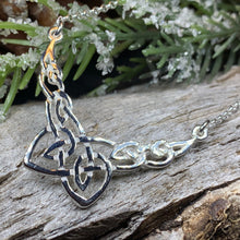 Load image into Gallery viewer, Celtic Knot Necklace, Celtic Jewelry, Irish Jewelry, Anniversary Gift, Scotland Jewelry, Wife Gift, Silver Scottish Pendant, Ireland Gift