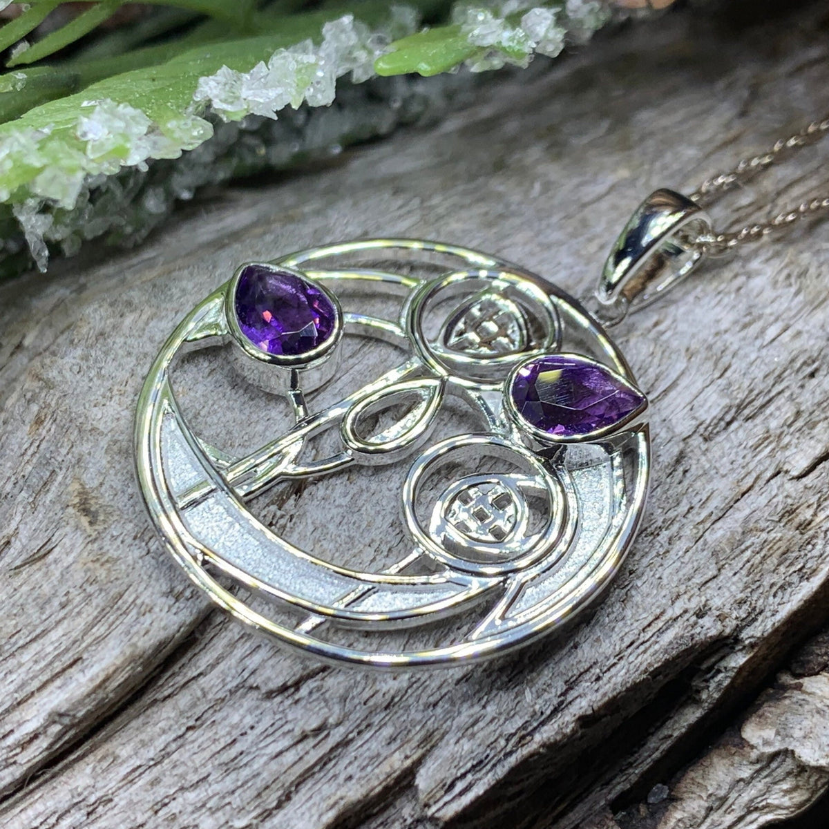 Cairn Impact Mackintosh Amethyst Necklace — view 7