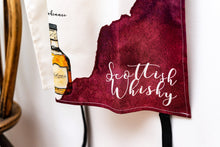 Load image into Gallery viewer, Scottish Apron, Scotland Gift, Whisky Lover Gift, Chef Gift, Bagpiper Gift, Outlander Gift, Whiskey Gift, Mom Gift, Sister Gift, Dad Gift