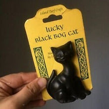 Load image into Gallery viewer, Lucky Turf Cat Gift, Irish Tuft Ornament, Black Cat Lover, Ireland Gift, Irish Turf Gift, Housewarming Gift, New Home Gift, New Job Gift