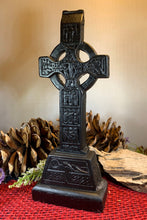 Load image into Gallery viewer, Monasterboice Celtic Cross, Turf High Cross, Irish Cross Statue, Ireland Gift, Irish Turf, Housewarming Gift, New Home Gift, Confirmation