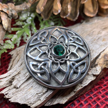 Load image into Gallery viewer, Celtic Knot Brooch, Celtic Pin, Irish Jewelry, Celtic Pin, Wiccan Jewelry, Pewter Mom Gift, Wife Gift, Ireland Pin, Trinity Knot Brooch