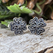 Load image into Gallery viewer, Celtic Knot Earrings, Irish Jewelry, Celtic Jewelry, Anniversary Gift, Bridal Jewelry, Norse Jewelry, Yoga Jewelry, Wiccan Jewelry