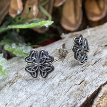 Load image into Gallery viewer, Celtic Knot Earrings, Irish Jewelry, Celtic Jewelry, Anniversary Gift, Bridal Jewelry, Norse Jewelry, Yoga Jewelry, Wiccan Jewelry