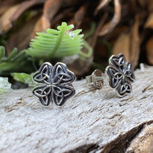 Load image into Gallery viewer, Celtic Knot Earrings, Irish Jewelry, Celtic Jewelry, Anniversary Gift, Bridal Jewelry, Norse Jewelry, Yoga Jewelry, Wiccan Jewelry