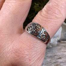 Load image into Gallery viewer, Celtic Knot Ring, Celtic Jewelry, Irish Jewelry, Scotland Jewelry, Irish Ring, Silver Ring, Anniversary Gift, Promise Ring, Scottish Ring