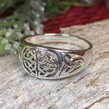 Load image into Gallery viewer, Celtic Knot Ring, Celtic Jewelry, Irish Jewelry, Scotland Jewelry, Irish Ring, Silver Ring, Anniversary Gift, Promise Ring, Scottish Ring
