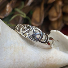 Load image into Gallery viewer, Celtic Knot Ring, Celtic Jewelry, Irish Jewelry, Celtic Knot Jewelry, Irish Ring, Silver Ring, Anniversary Gift, Promise Ring, Scottish Ring