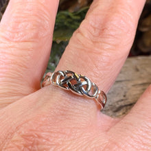 Load image into Gallery viewer, Celtic Knot Ring, Celtic Jewelry, Irish Jewelry, Celtic Knot Jewelry, Irish Ring, Silver Ring, Anniversary Gift, Promise Ring, Scottish Ring