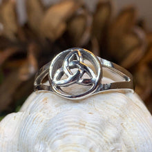 Load image into Gallery viewer, Trinity Knot Ring, Celtic Jewelry, Irish Jewelry, Celtic Knot Jewelry, Irish Ring, Irish Dance Gift, Anniversary Gift, Scottish Ring, Silver