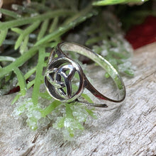 Load image into Gallery viewer, Trinity Knot Ring, Celtic Jewelry, Irish Jewelry, Celtic Knot Jewelry, Irish Ring, Irish Dance Gift, Anniversary Gift, Scottish Ring, Silver