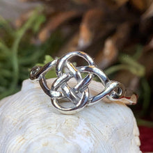 Load image into Gallery viewer, Celtic Knot Ring, Celtic Jewelry, Irish Jewelry, Ireland Jewelry, Trinity Knot Ring, Anniversary Gift, Promise Ring, Scottish Ring, Mom Gift