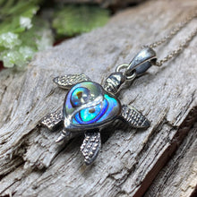 Load image into Gallery viewer, Turtle Necklace, Nature Necklace, Ocean Jewelry, Graduation Gift, Anniversary Gift, Sea Turtle Necklace, Mom Gift, Nautical Jewelry