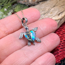 Load image into Gallery viewer, Turtle Necklace, Nature Necklace, Ocean Jewelry, Graduation Gift, Anniversary Gift, Sea Turtle Necklace, Mom Gift, Nautical Jewelry