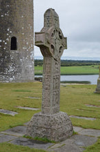 Load image into Gallery viewer, Clonmacnois Celtic Cross, Turf High Cross, Irish Cross Statue, Ireland Gift, Irish Turf, Housewarming Gift, New Home Gift, Confirmation Gift