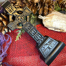 Load image into Gallery viewer, Monasterboice Celtic Cross, Turf High Cross, Irish Cross Statue, Ireland Gift, Irish Turf, Housewarming Gift, New Home Gift, Confirmation