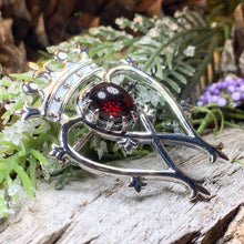 Load image into Gallery viewer, Luckenbooth Brooch, Scotland Jewelry, Celtic Jewelry, Anniversary Gift, Bride Gift, Heart Jewelry, Wife Gift, Bridal Jewelry, Mom Gift