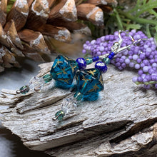 Load image into Gallery viewer, Midnight Magic Earrings, Crystal Jewelry, Blue Long Earrings, Beaded Drop Earrings, Mom Gift, Sister Gift, Friendship Gift, Nature Jewelry