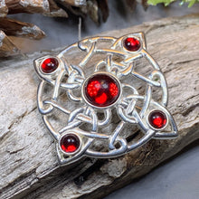 Load image into Gallery viewer, Celtic Brooch, Irish Pennanular Pin, Irish Jewelry, Scottish Brooch, Celtic Pin, Ireland Gift, Plaid Pin, Tartan Pin, Wiccan Jewelry