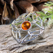Load image into Gallery viewer, Celtic Brooch, Irish Pennanular Pin, Irish Jewelry, Scottish Brooch, Celtic Pin, Ireland Gift, Plaid Pin, Tartan Pin, Wiccan Jewelry
