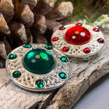 Load image into Gallery viewer, Celtic Brooch, Irish Viking Pin, Irish Jewelry, Scottish Brooch, Celtic Pin, Ireland Gift, Plaid Pin, Tartan Pin, Wiccan Jewelry