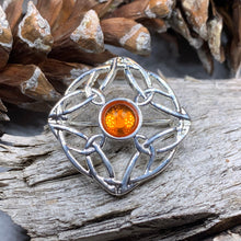 Load image into Gallery viewer, Celtic Brooch, Irish Pennanular Pin, Irish Jewelry, Scottish Brooch, Celtic Pin, Ireland Gift, Plaid Pin, Tartan Pin, Wiccan Jewelry