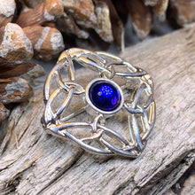 Load image into Gallery viewer, Celtic Brooch, Irish Pennanular Pin, Irish Jewelry, Scottish Brooch, Celtic Pin, Ireland Gift, Plaid Pin, Tartan Pin, Wiccan Jewelry