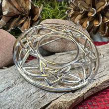 Load image into Gallery viewer, Celtic Knot Brooch, Celtic Jewelry, Irish Jewelry, Scotland Brooch, Celtic Brooch, Anniversary Gift, Celtic Knot Pin, Ireland Gift, Norse