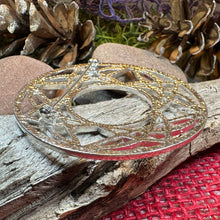 Load image into Gallery viewer, Celtic Knot Brooch, Celtic Jewelry, Irish Jewelry, Scotland Brooch, Celtic Brooch, Anniversary Gift, Celtic Knot Pin, Ireland Gift, Norse