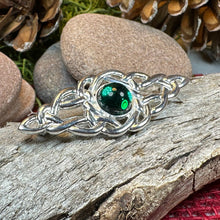 Load image into Gallery viewer, Celtic Brooch, Scottish Bar Pin, Irish Jewelry, Scottish Brooch, Celtic Pin, Ireland Gift, Plaid Pin, Tartan Pin, Wiccan Jewelry, Mom Gift