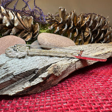 Load image into Gallery viewer, Scottish Thistle Kilt Pin, Celtic Brooch, Thistle Jewelry, Groom Gift, Scotland Jewelry, Silver Pin, Celtic Pin, Bagpiper Gift, Tartan Pin