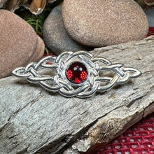 Load image into Gallery viewer, Celtic Brooch, Scottish Bar Pin, Irish Jewelry, Scottish Brooch, Celtic Pin, Ireland Gift, Plaid Pin, Tartan Pin, Wiccan Jewelry, Mom Gift
