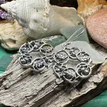 Load image into Gallery viewer, Oak Leaf Earrings, Celtic Jewelry, Acorn Jewelry, Ireland Gift, IrishJewelry, Scotland Jewelry, Leaf Jewelry, Woodland Gift, Graduation Gift