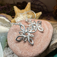 Load image into Gallery viewer, Star Knot Earrings, Irish Jewelry, Celtic Earrings, Scotland Jewelry, Anniversary Gift, Mom Gift, Wife Gift, Norse Jewelry, Girl's Gift
