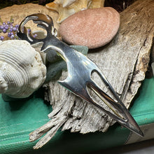 Load image into Gallery viewer, Stag Kilt Pin, Celtic Jewelry, Tartan Pin, Sword Pin, Groom Gift, Best Man Gift, Bagpiper Gift, Dad Gift, Gift for Him, Scotland Jewelry