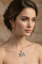 Load image into Gallery viewer, Celtic Rabbit Necklace, Nature Jewelry, Hare Jewelry, Hare Pendant, Animal Jewelry, New Beginnings, Inspirational Gift, Wife Gift, Mom Gift