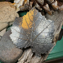 Load image into Gallery viewer, Grape Leaf Hair Clip, Celtic Barrette, Wine Jewelry, Pagan Jewelry, Friendship Gift, Wiccan Jewelry, Leaf Clip, Nature Barrette, Grape Leaf