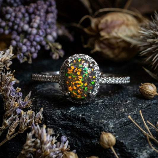 Tamara Opal Engagement Ring for Women — view 2