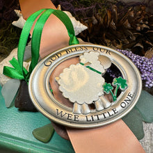 Load image into Gallery viewer, Irish Blessing Ornament, Ireland Baby Gift, New Baby Gift, Baby Shower Gift, New Mom Gift, Preganancy Gift, Irish Blessing Decor, Shamrock