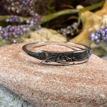 Load image into Gallery viewer, Minimalist Mountain Ring, Scottish Highlands Ring, Celtic Jewelry, Scotland Jewelry, HIker Jewelry, Wiccan Jewelry, Anniversary Gift